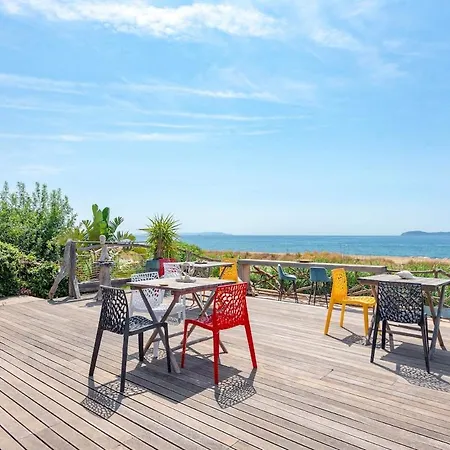 3 Chambres, Vue Mer, Premiere Ligne, Piscine, A Pieds * Hyères
