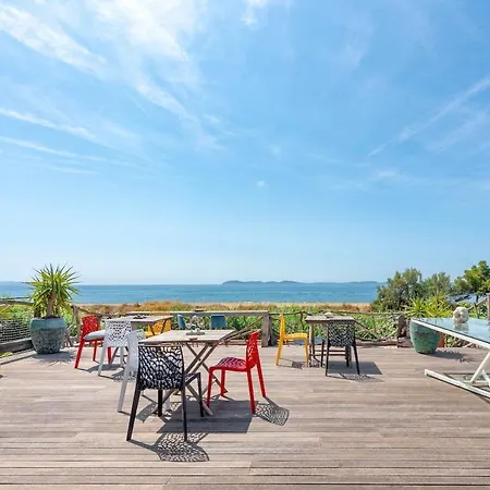 3 Chambres, Vue Mer, Premiere Ligne, Piscine, A Pieds * Hyères